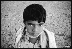 The face of a parched land The face of a parched land